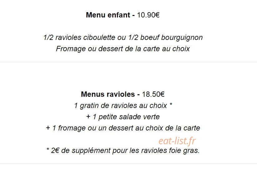 Chez Grand-Mère — carte page 3