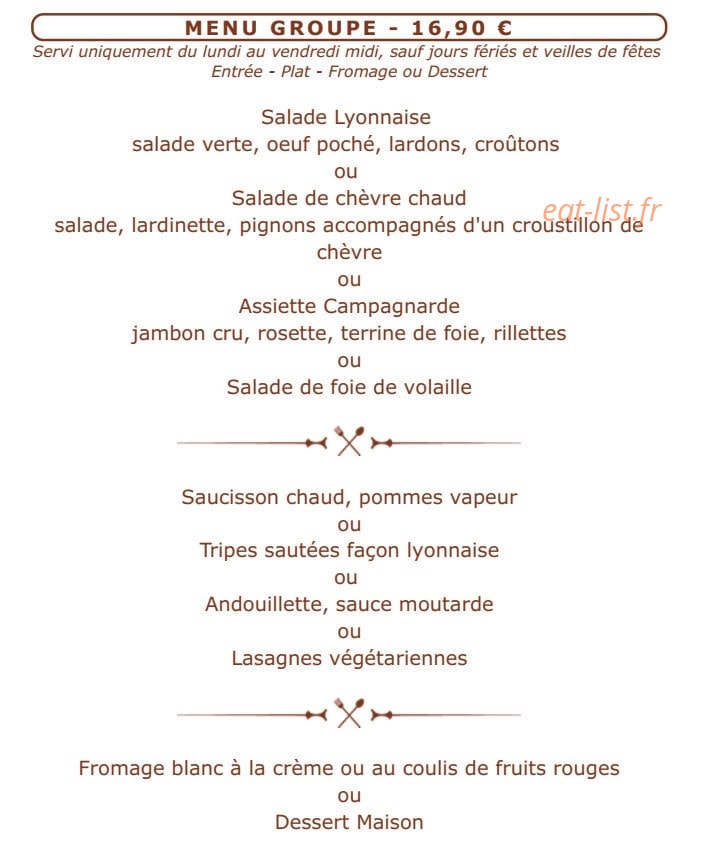 Chez Louise — carte page 4