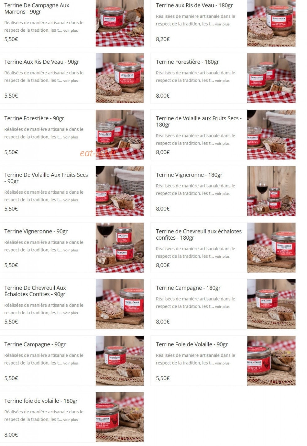 Daniel & Denise — carte page 6