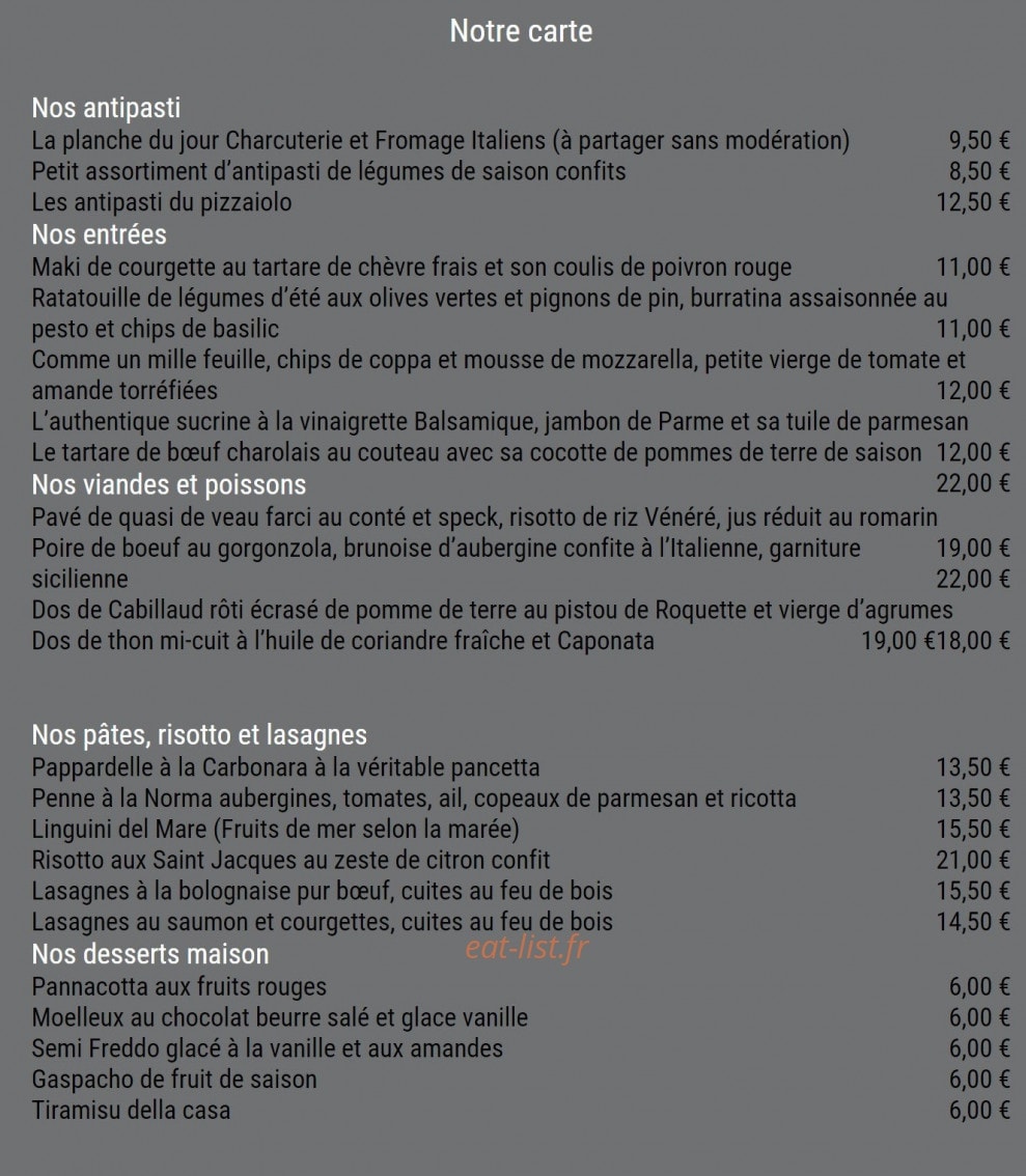 Dolce Follia — carte page 1