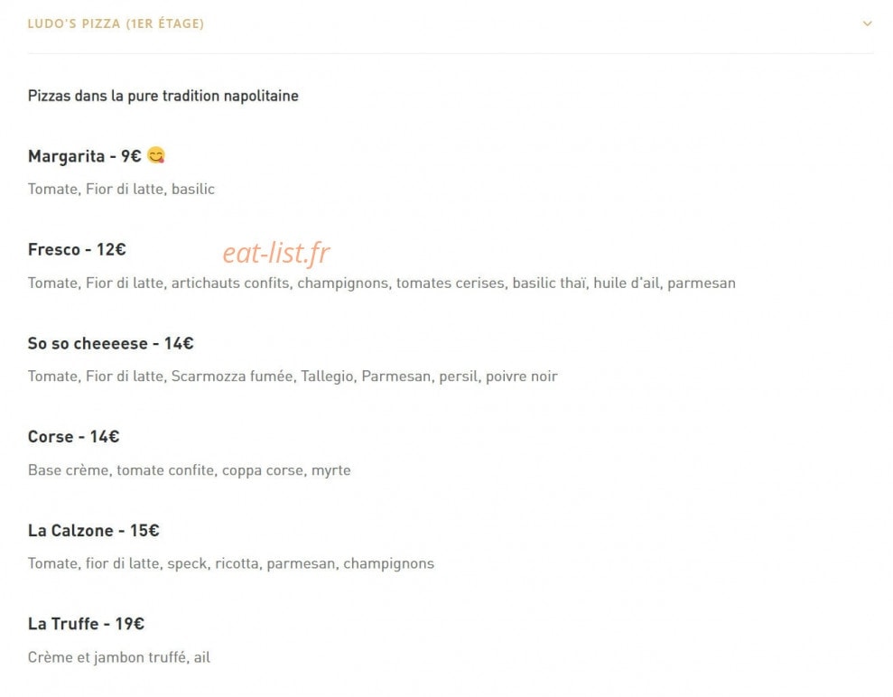 Food Traboule — carte page 2