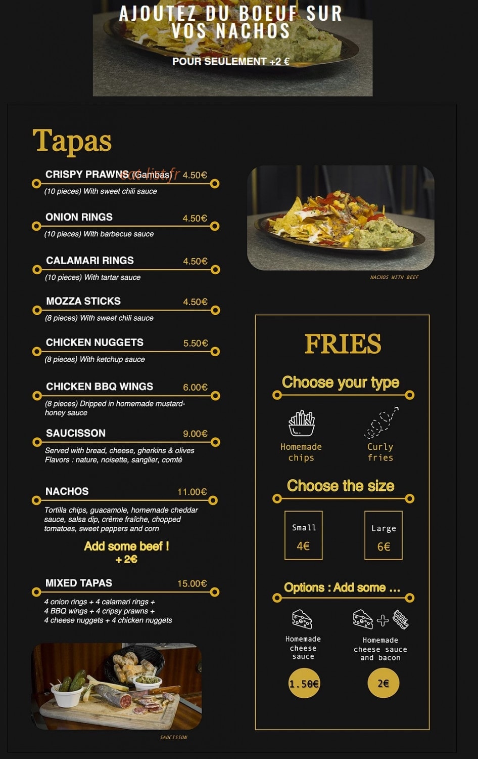 Kelly's Pub — carte page 10