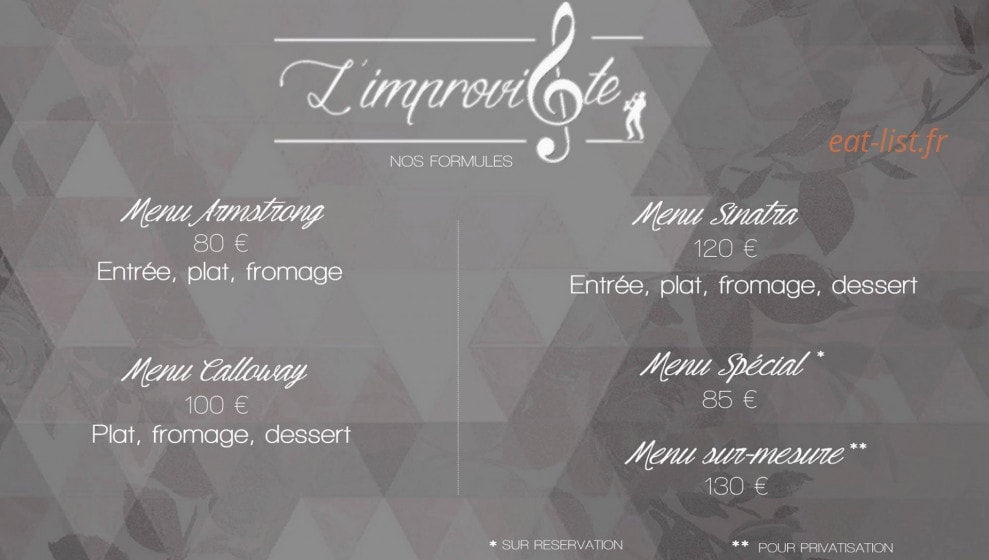 L'Improviste — carte page 2