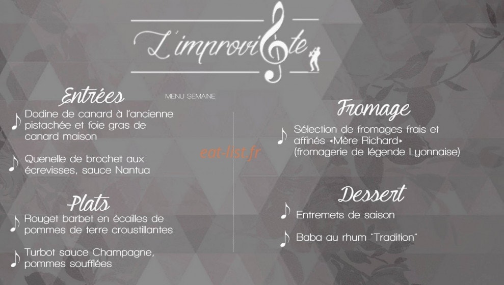 L'Improviste — carte page 1