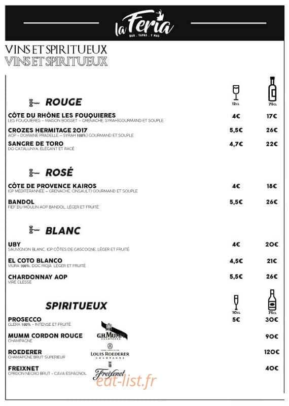 La Feria — carte page 4
