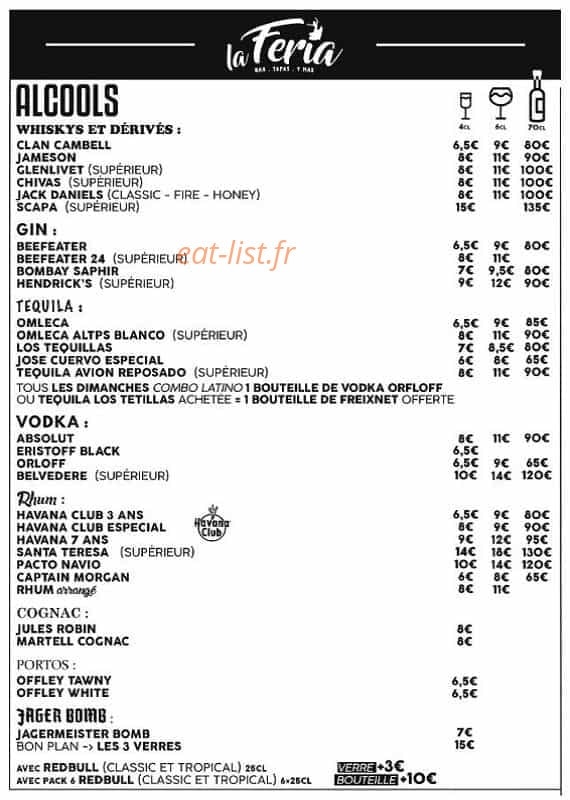 La Feria — carte page 3