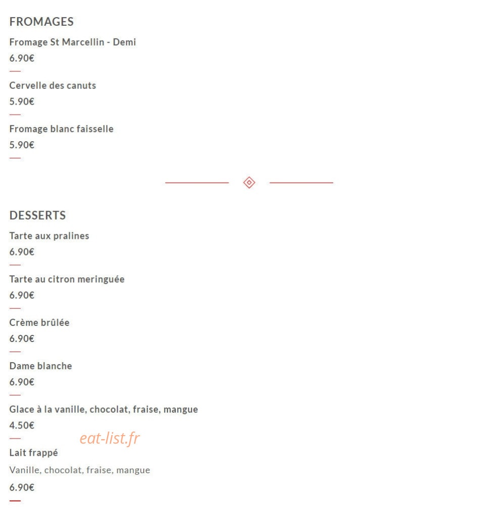 La table des canuts — carte page 5