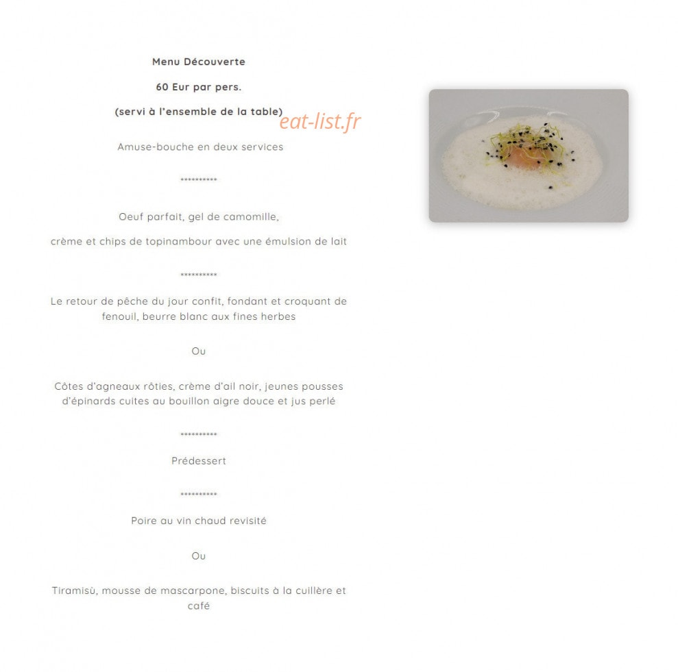 Le Boeuf d'Argent — carte page 1