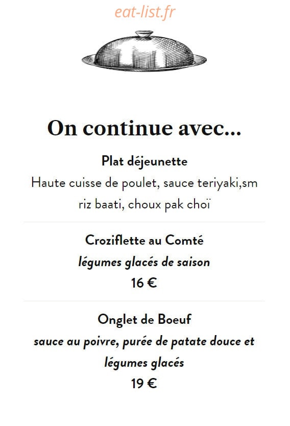 Le Comptoir Phénix — carte page 2