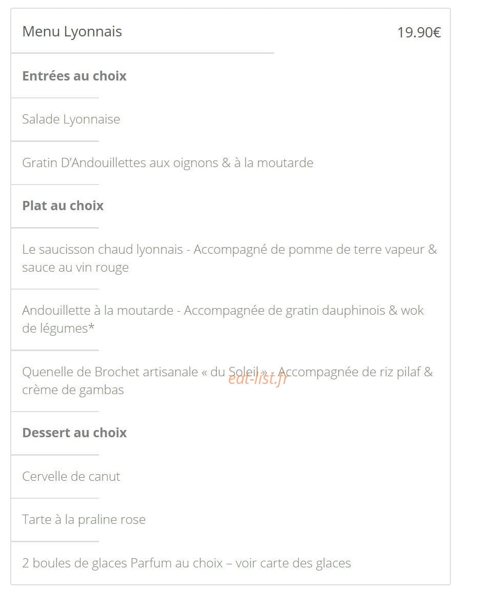 Le Pique Assiette — carte page 6