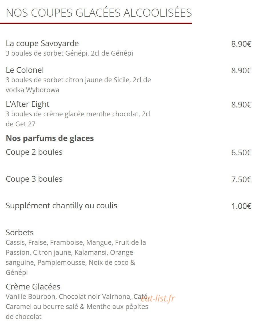 Le Pique Assiette — carte page 12