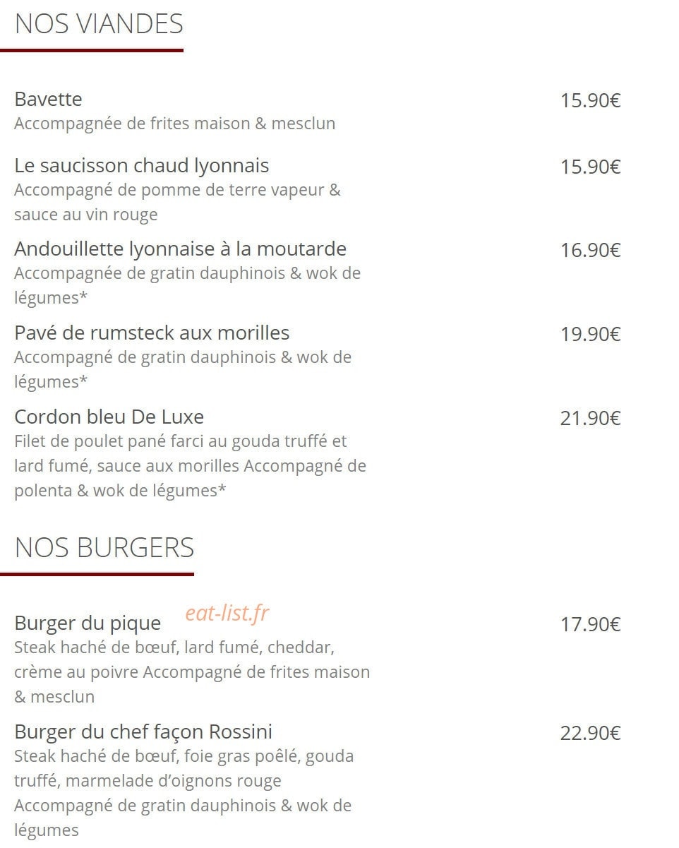 Le Pique Assiette — carte page 2