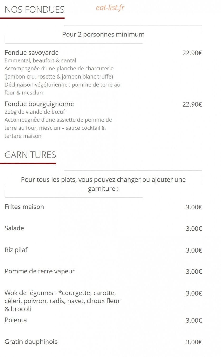 Le Pique Assiette — carte page 4