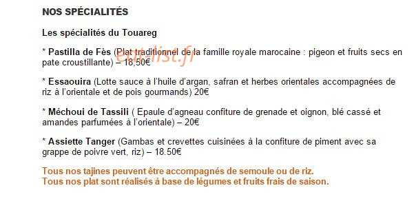 Le Touareg — carte page 4