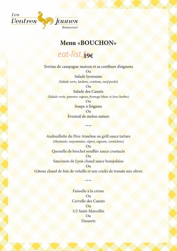 Les ventres jaunes — carte page 1