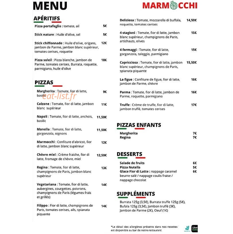 Marmocchi — carte page 1