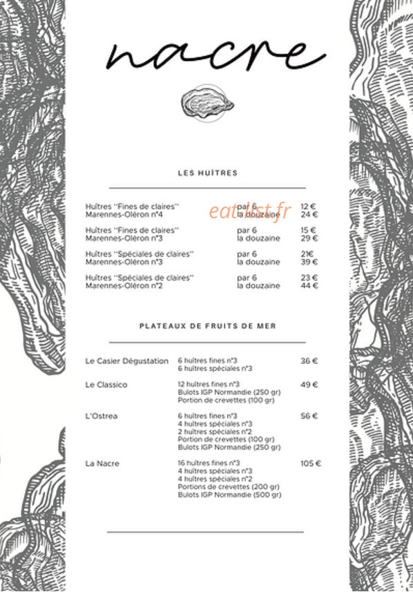 Nacre — carte page 1