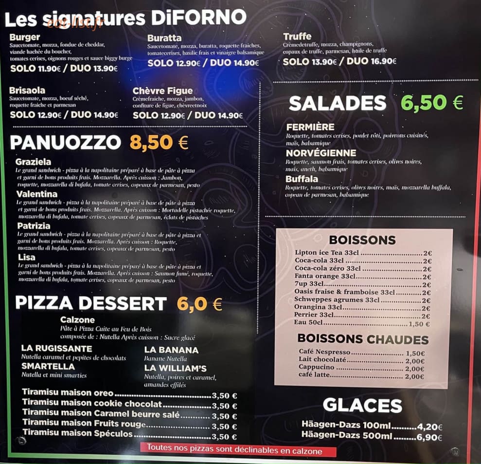 Pizza di forno — carte page 2