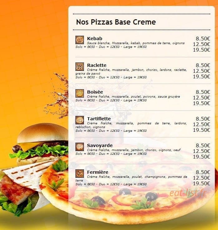 Speed'za — carte page 3