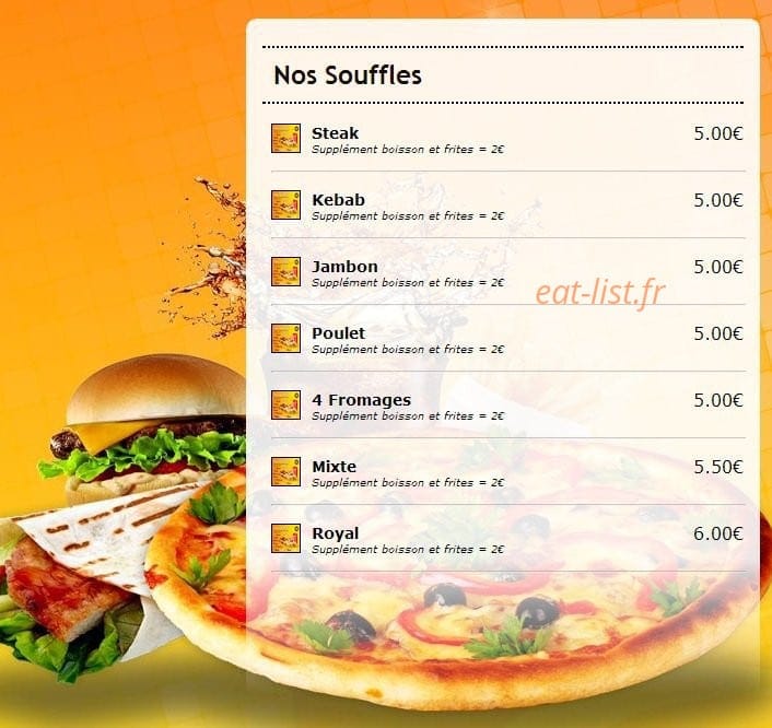 Speed'za — carte page 9