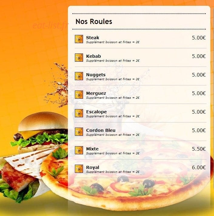 Speed'za — carte page 7