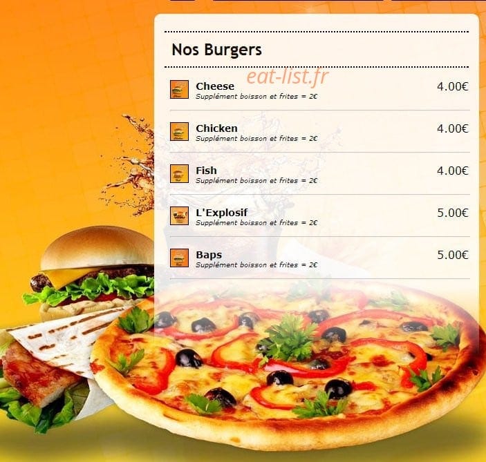 Speed'za — carte page 5