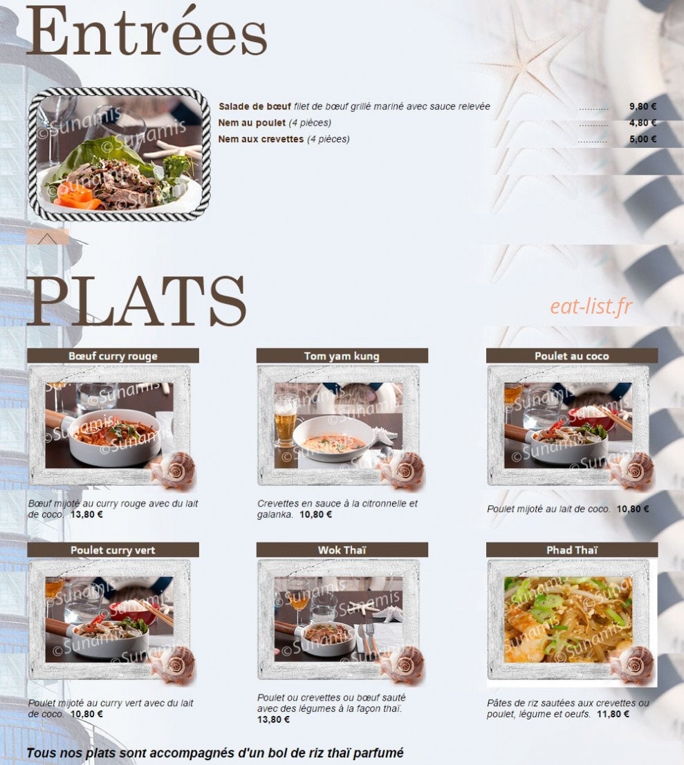 Sunamis — carte page 8
