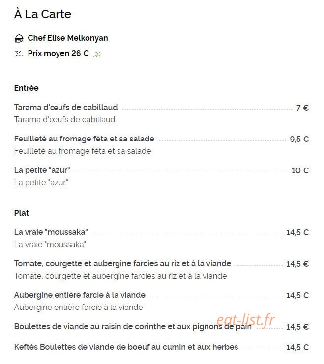 André Melkonyan — carte page 1