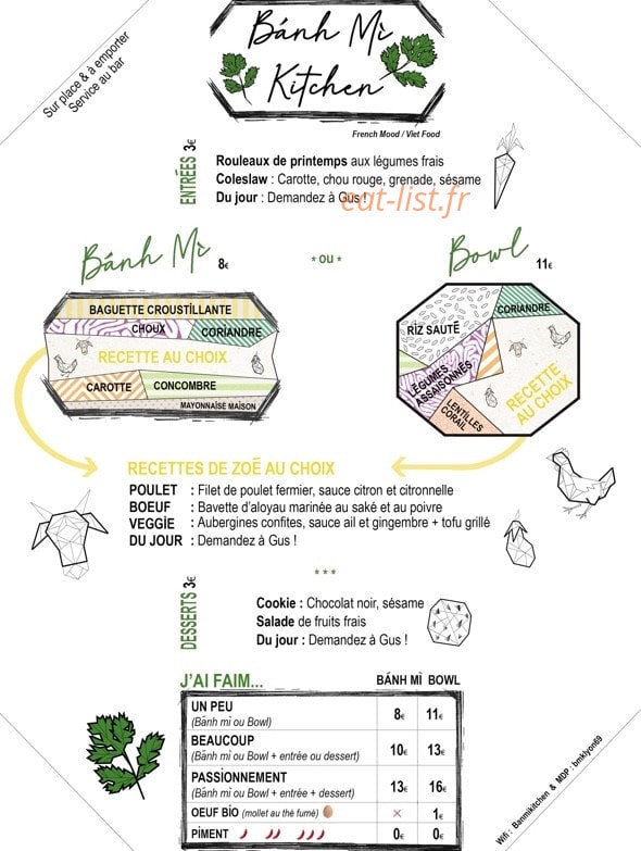 Bánh Mì Kitchen — carte page 2