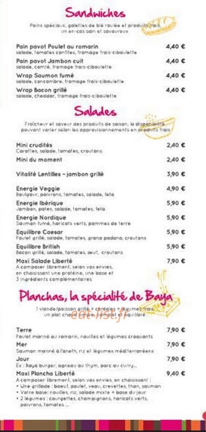Baya plancha — carte page 9