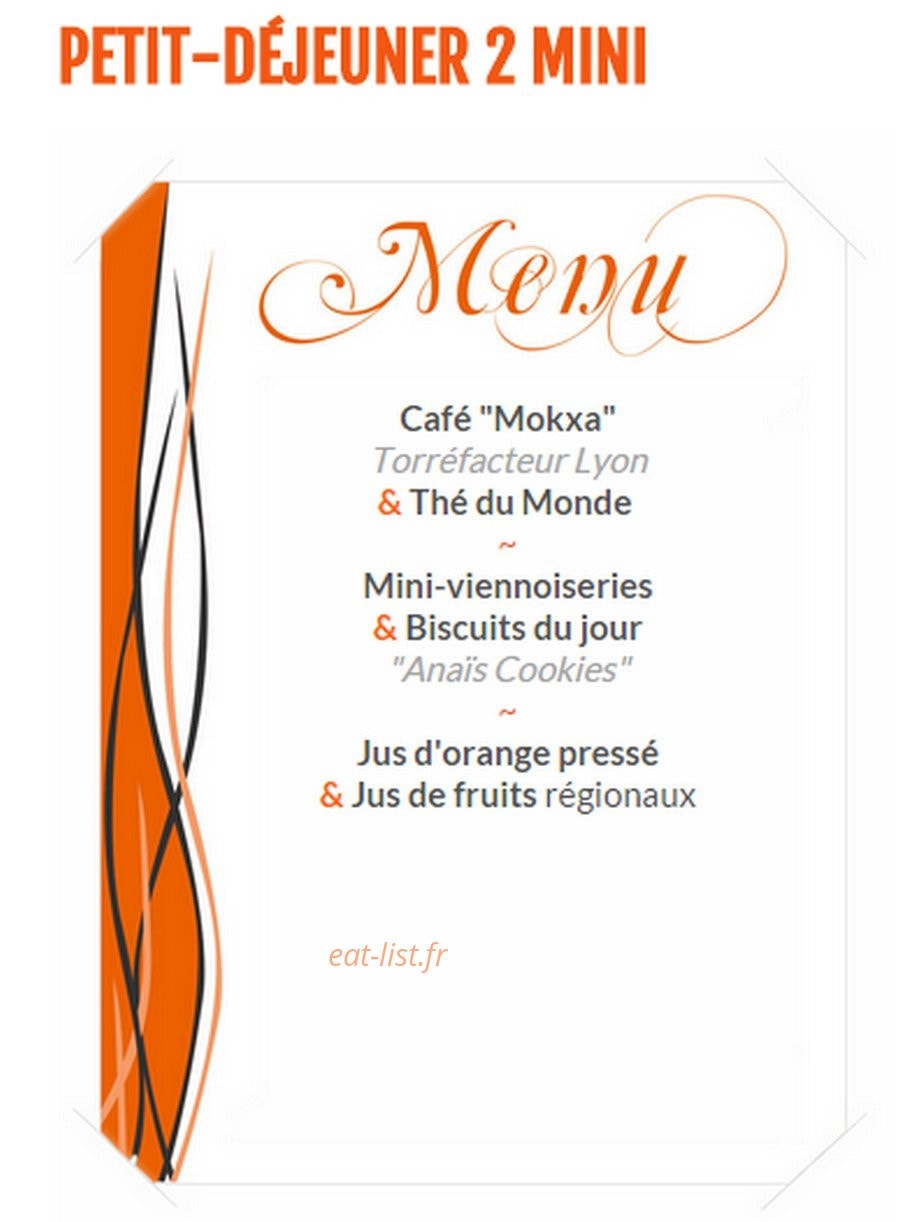 Bon Reveil — carte page 1
