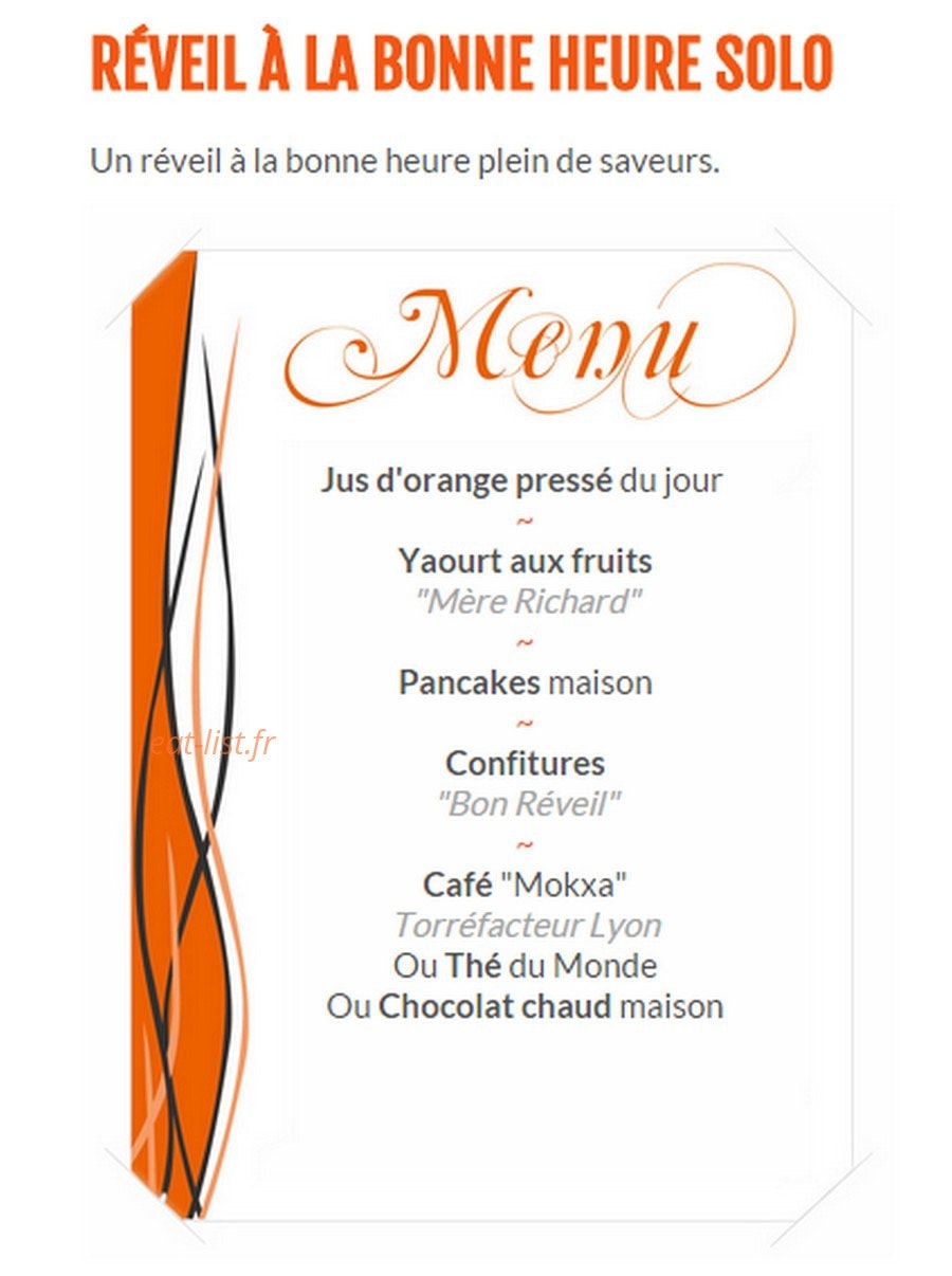 Bon Reveil — carte page 6