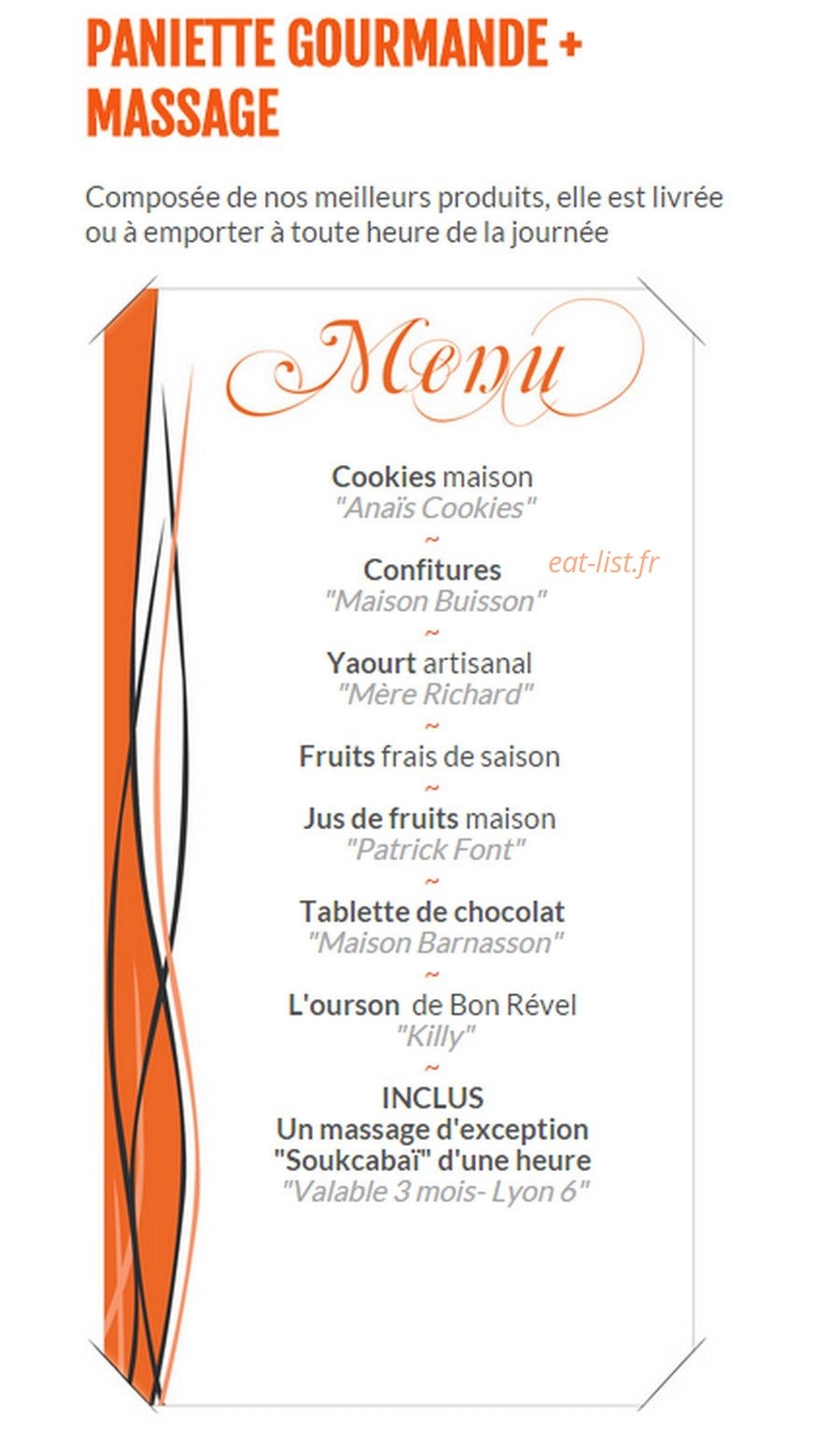 Bon Reveil — carte page 17