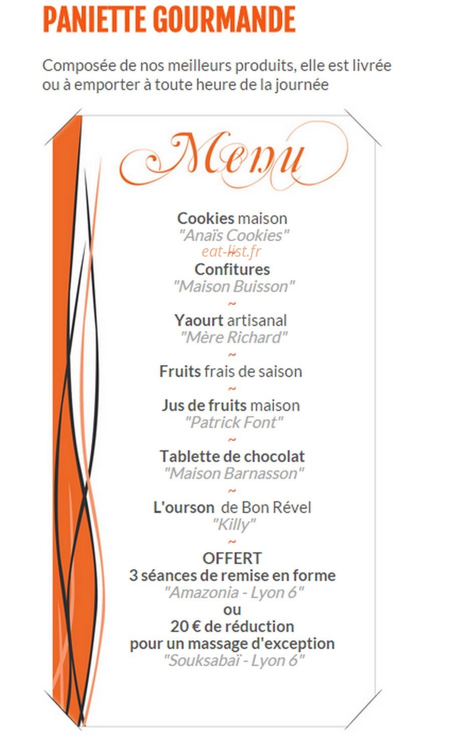 Bon Reveil — carte page 12