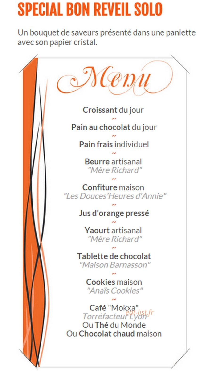 Bon Reveil — carte page 10