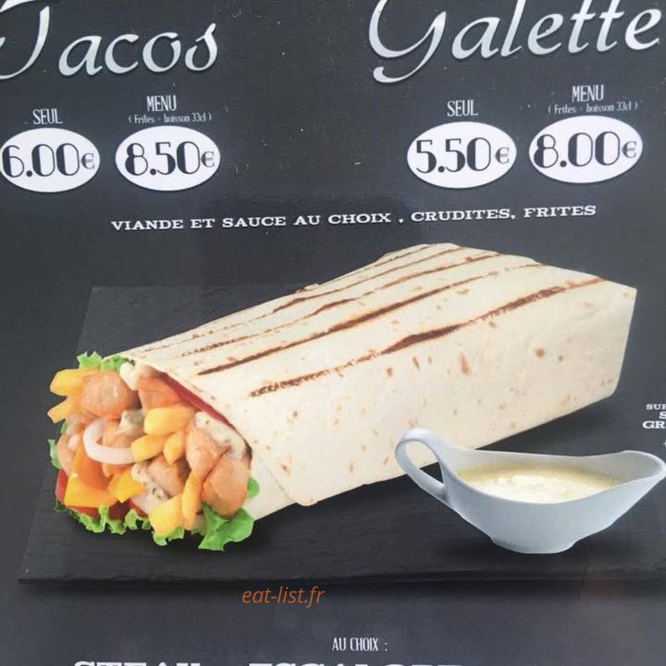 Brotteaux kebab — carte page 1