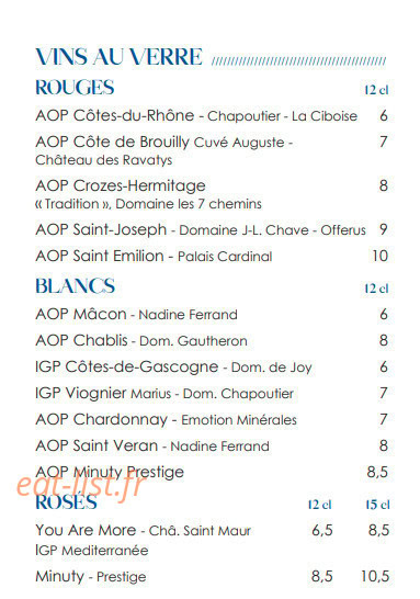 Café du Lac — carte page 4