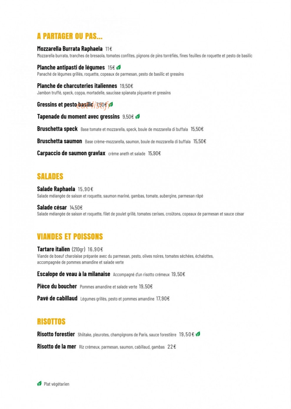 Casa Raphaela — carte page 2