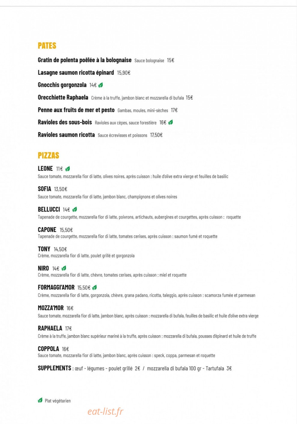 Casa Raphaela — carte page 3