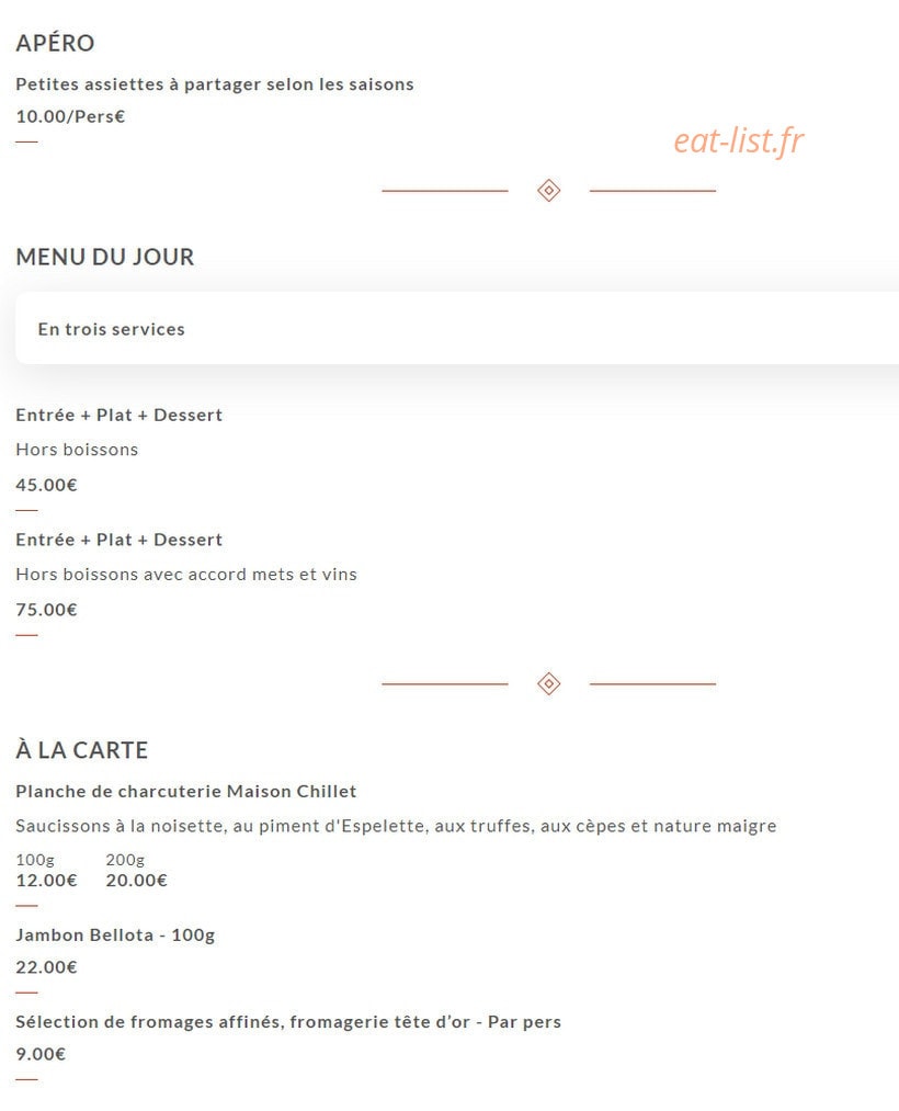 Clos Bis — carte page 1