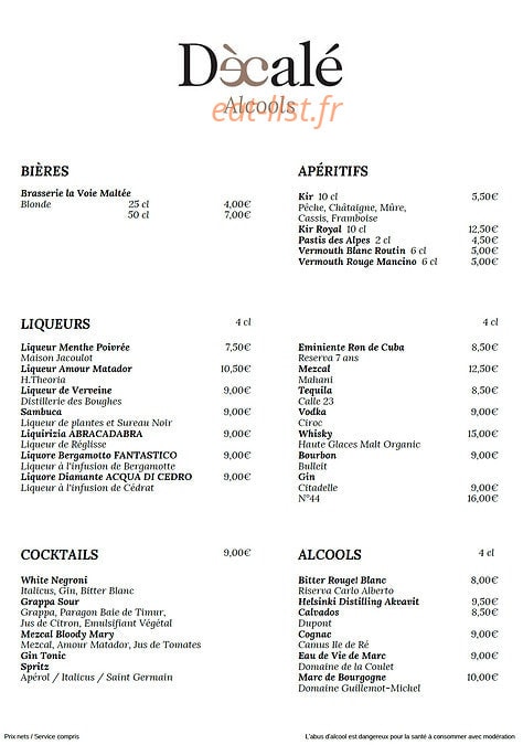 Décalé — carte page 4