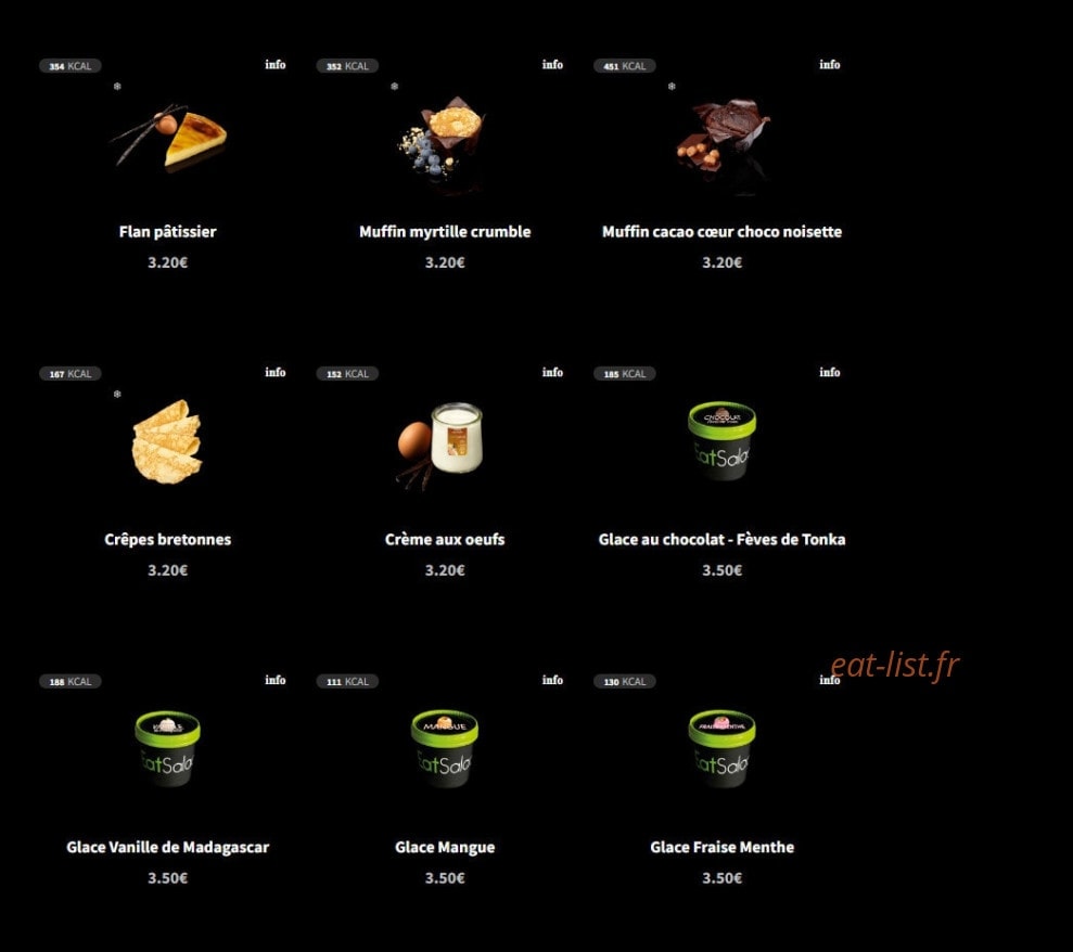 Eat Salad — carte page 11