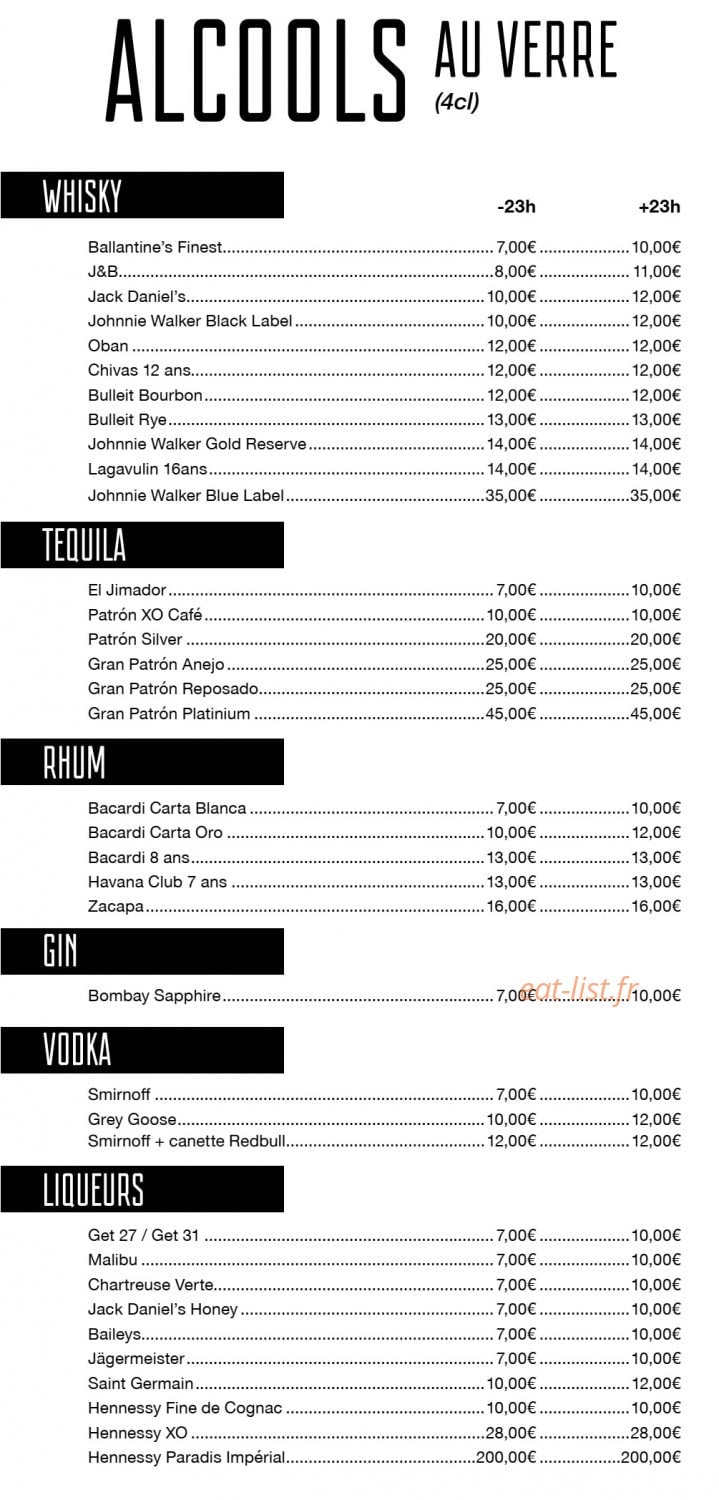 F&K — carte page 8