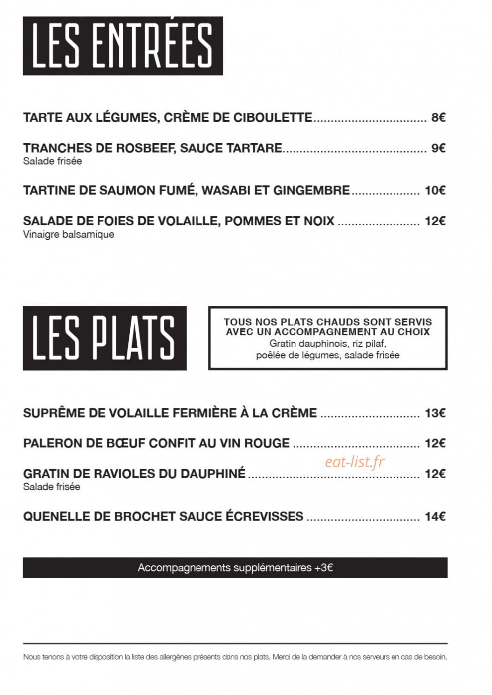 F&K — carte page 3