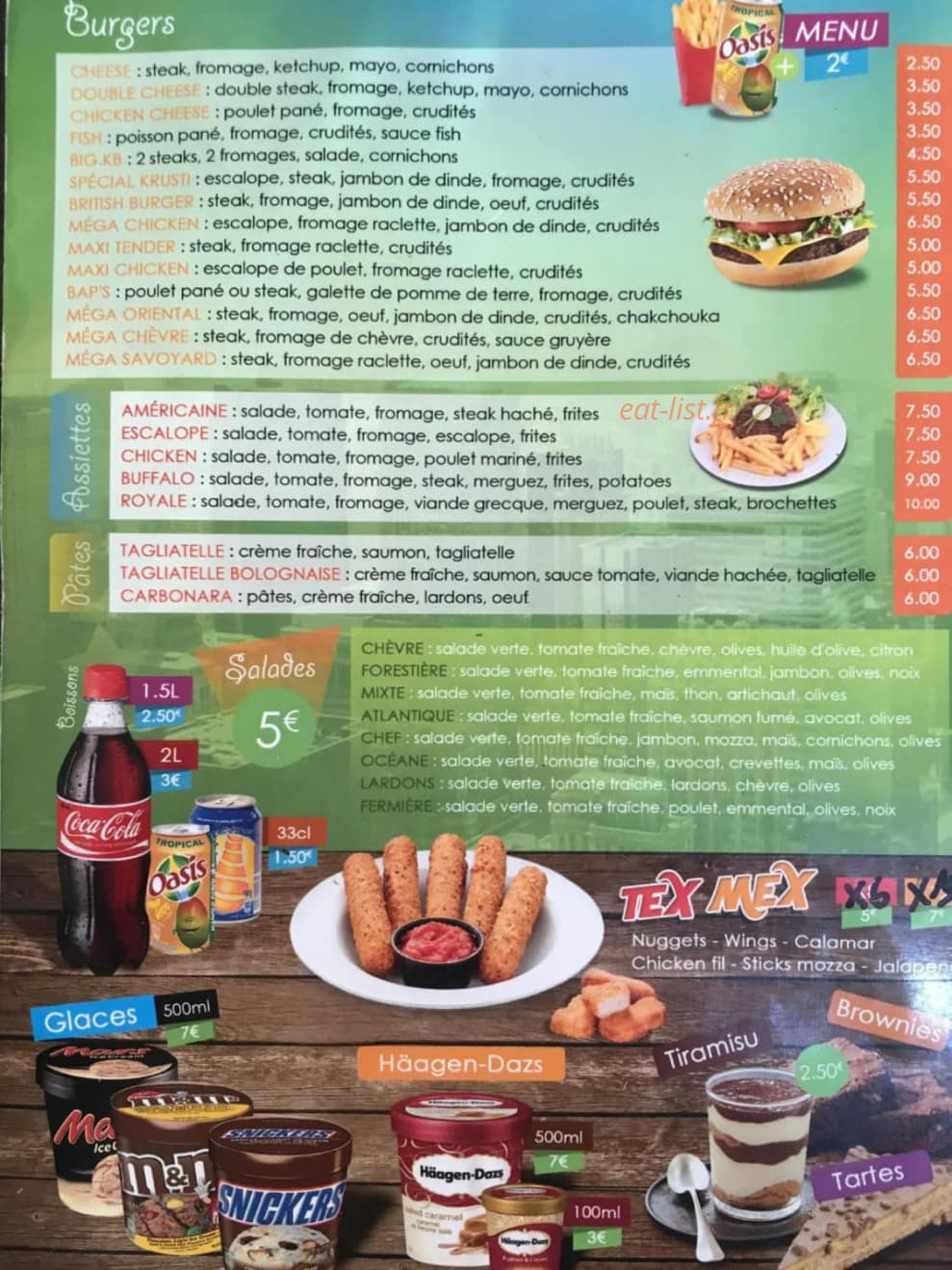 Gusto Pizza — carte page 4