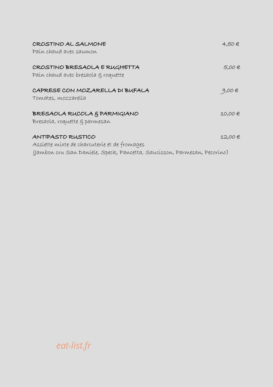 Il Fico — carte page 2