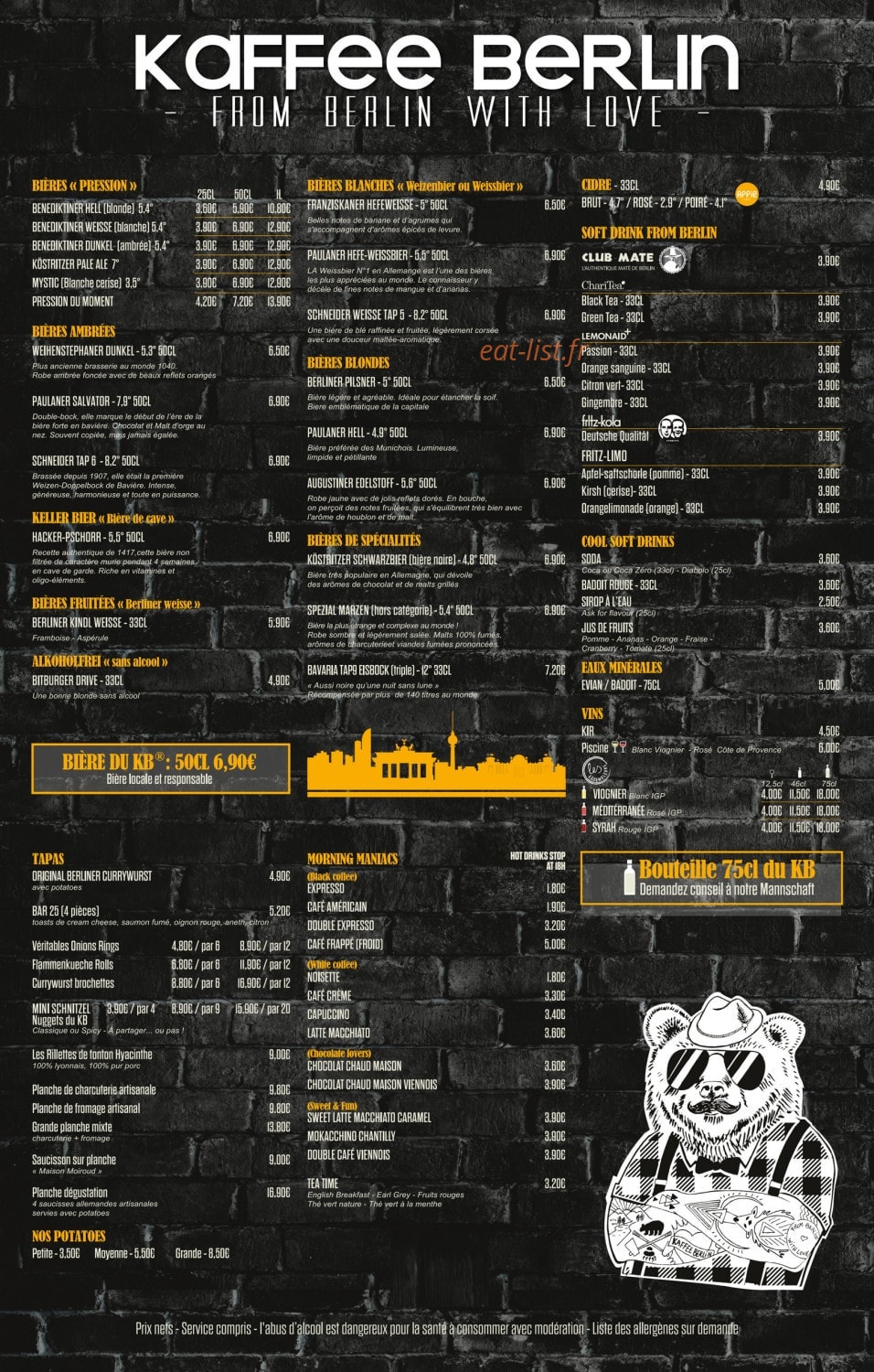 Kaffee Berlin — carte page 2