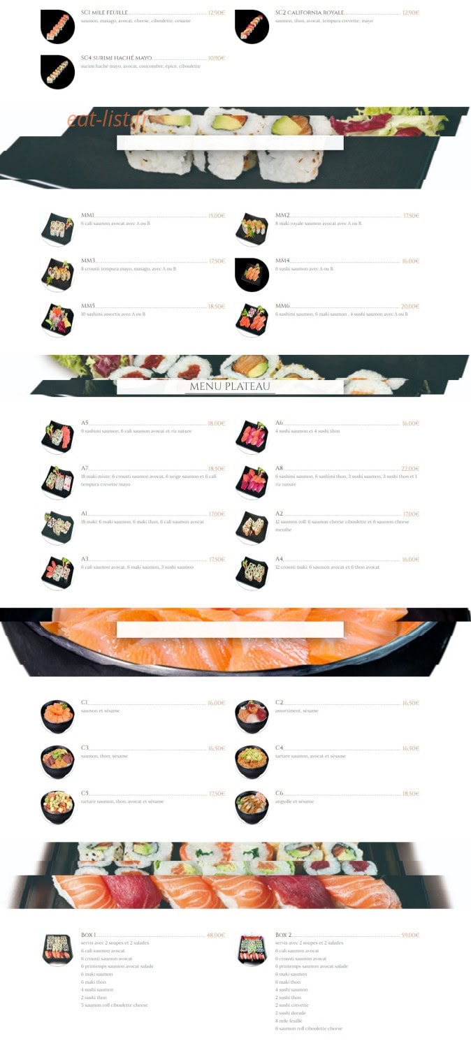 KOYAMA — carte page 3