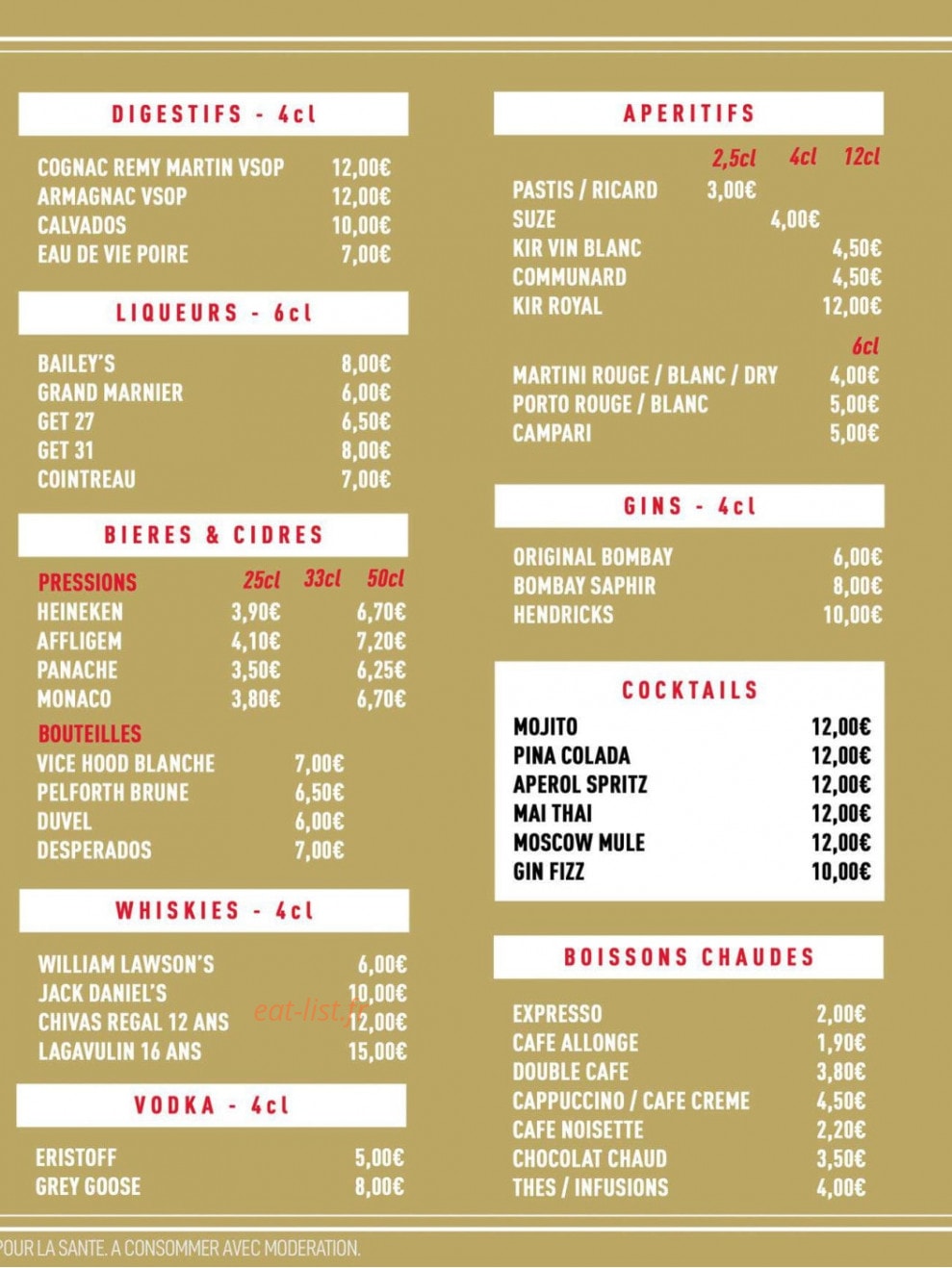 L'Acacia — carte page 5