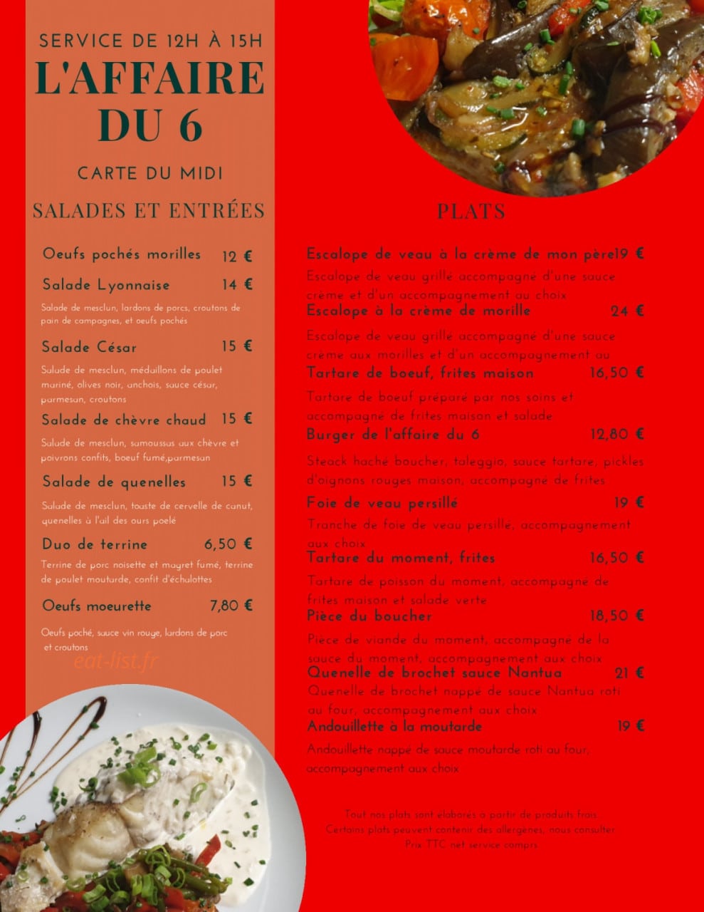L'Affaire du 6 — carte page 1